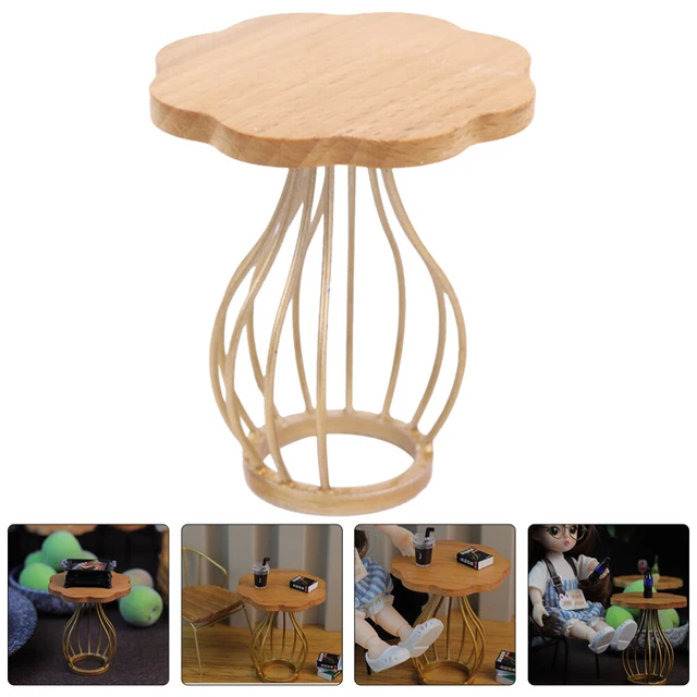 Miniature Furniture Accessories Doll House End Table Dressing Toys Coffee
