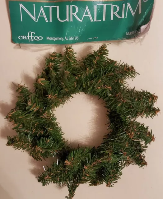 6" CANADIAN PINE WREATH / CANDLE RING 70+TIPS for CRAFTING or HOLIDAY HOME DECOR