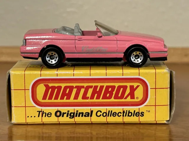 Matchbox Pink Cadillac Allante With Box