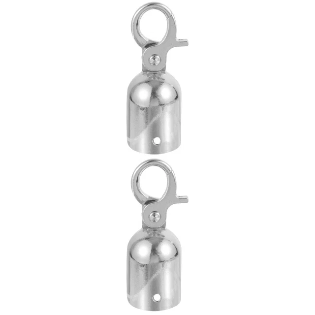 2 pcs Fine con cavo Fine metallo Fastener Fastener Fine Fine Fine Finetto