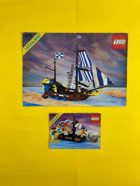 LEGO Vintage Classic Pirates 6274 6257 Instructions Manual