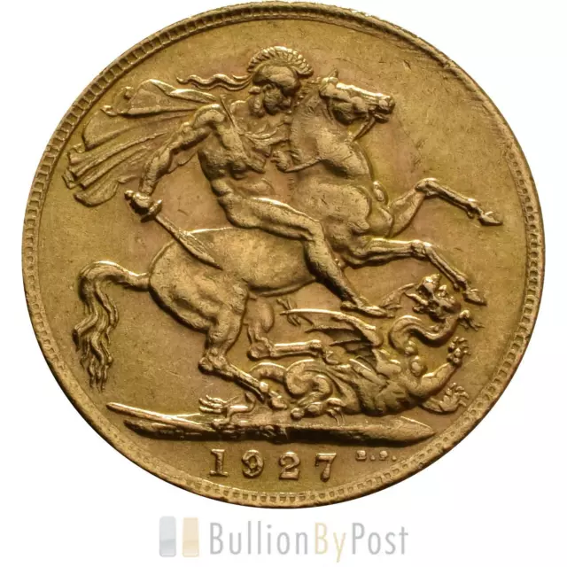 1927 Gold Sovereign - King George V - SA