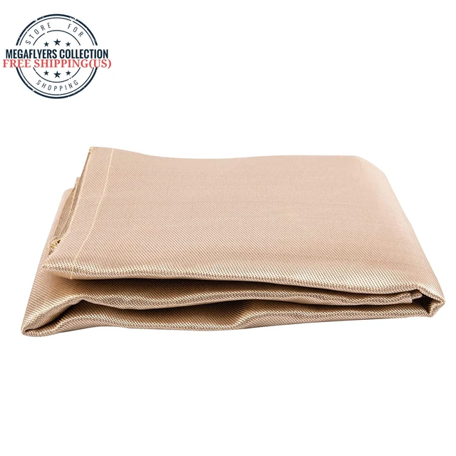 6FT X 8FT Heavy-Duty Fiberglass Fire-Retardant Welding Blanket; Works up........