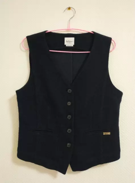 Luis Trenker Women Wool Waistcoat Vest Size IT 42 / S Italy