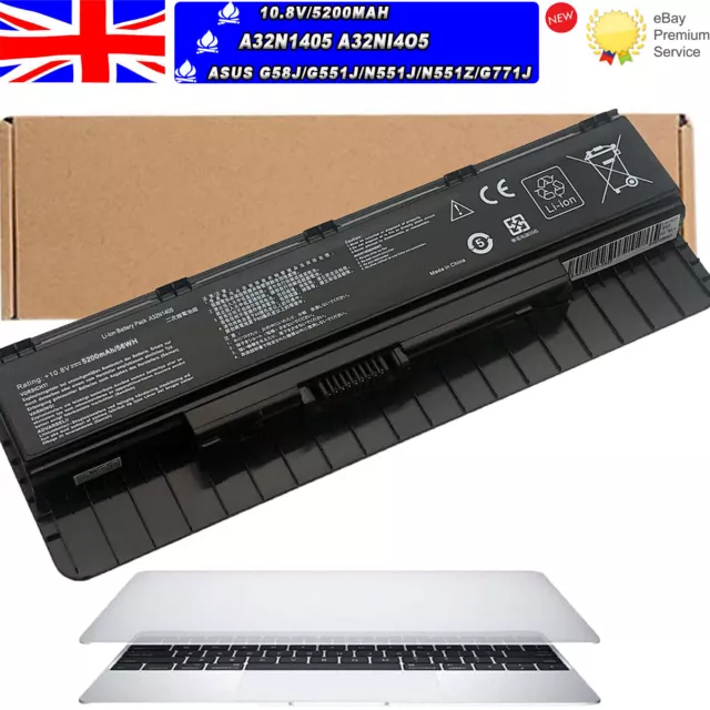 Replacement A32N1405 Battery For Asus N551 N751 G551 G771 Gl551 Gl771 10.8V 56Wh