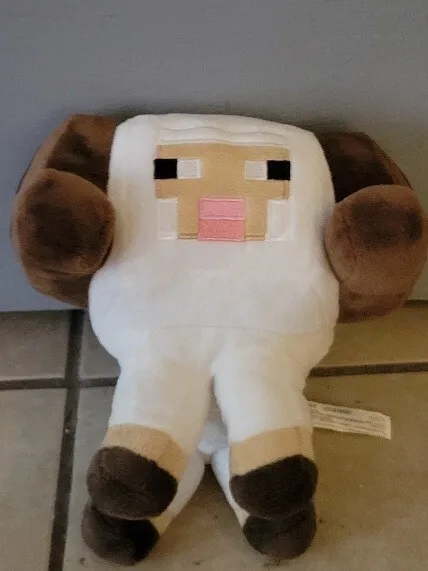 Minecraft Horned Sheep Plush Toy Stuffed Animal