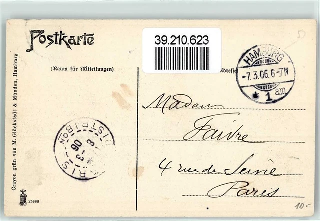 39210623 - 2000 Hamburg Hafen Schiff Boot Bravo Hamburg Stadtkreis 1906