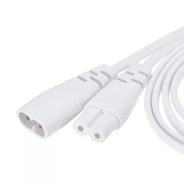 T5 T8 LED Tube Connecteur Câble 2 Broche 50CM Mâle à Femelle Cordon LED Kit 2