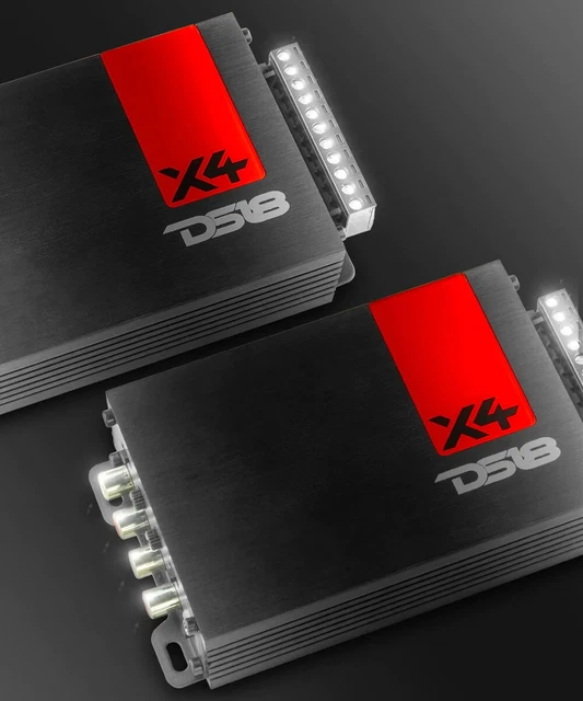 DS18 ULTRA COMPACT Class D 4Channel Powersports/Marine Speaker