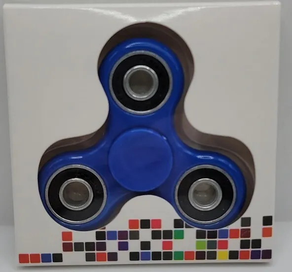 Fidget Spinners By Scione For Anxiety, Stress Relief , Blue. New