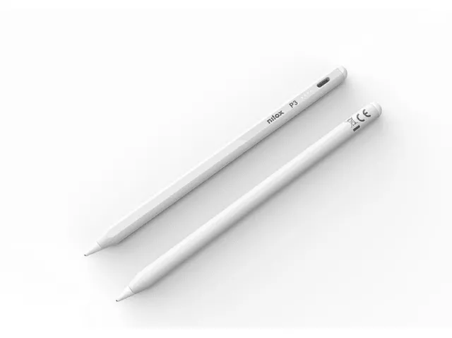 Stylus pen Lápiz tactil Nilox USB-C Blanco P3 NXPEN01 Embalaje Abierto