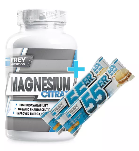 Frey Nutrition Magnesium Citrat 120x 1300 mg  Kapseln