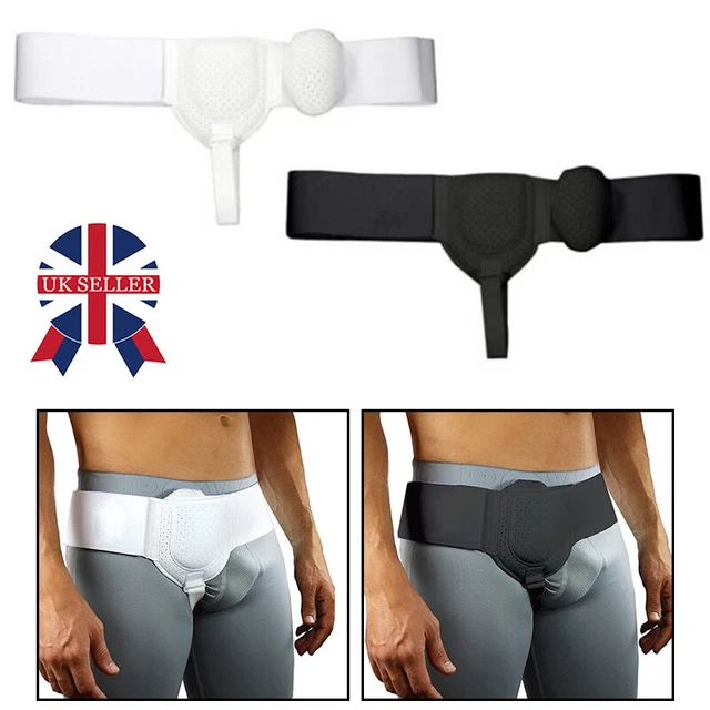 MEN HERNIA SUPPORT Belt Sports Inguinal Groin Hernia Pain Relief Truss Brace UK £9.99 PicClick UK