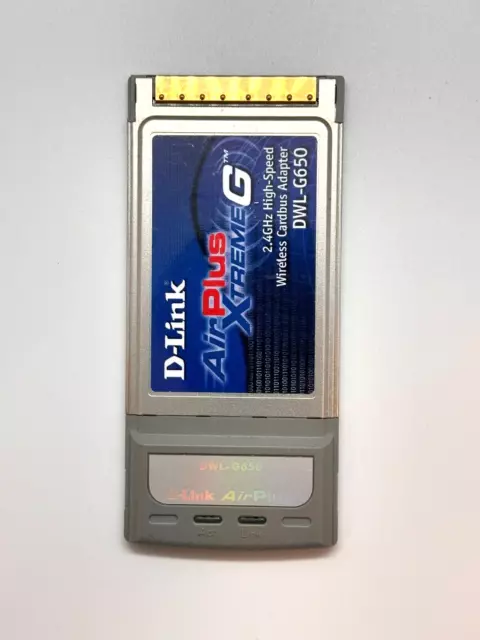 D-Link AirPlus Xtreme G 2.4GHz High Speed Wireless Cardbus Adapter DWL-G650