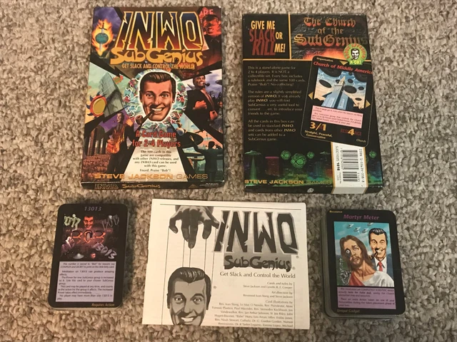 INWO SUBGENIUS - Steve Jackson Games 1998 - Complete! Rare