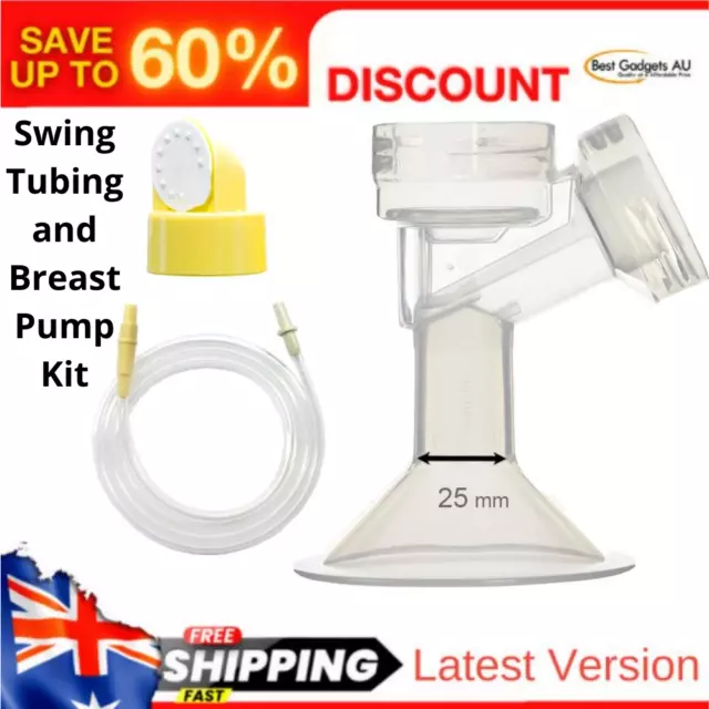 Swing Tubing & Breast Pump Kit for Medela Swing Breastpump 1 Medium Breastshield