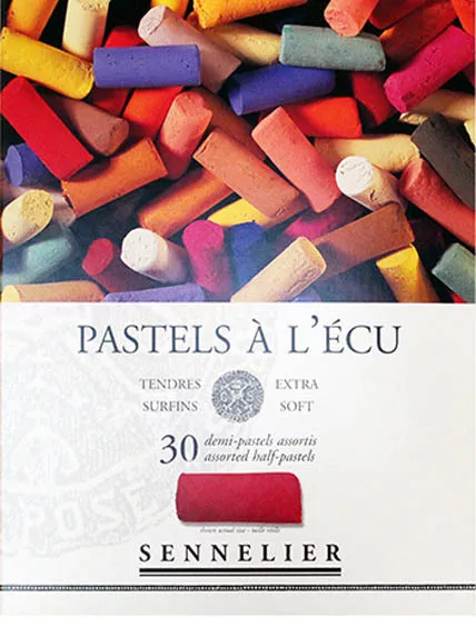 Sennelier Soft Demi Pastel Box Set. Professional Artists Pastels - 30 Assorted