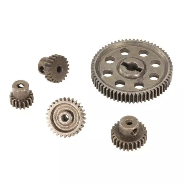 Steel Spur Diff Differential Main Gear Set Motor Pinion for HSP HPI RC Car Parts