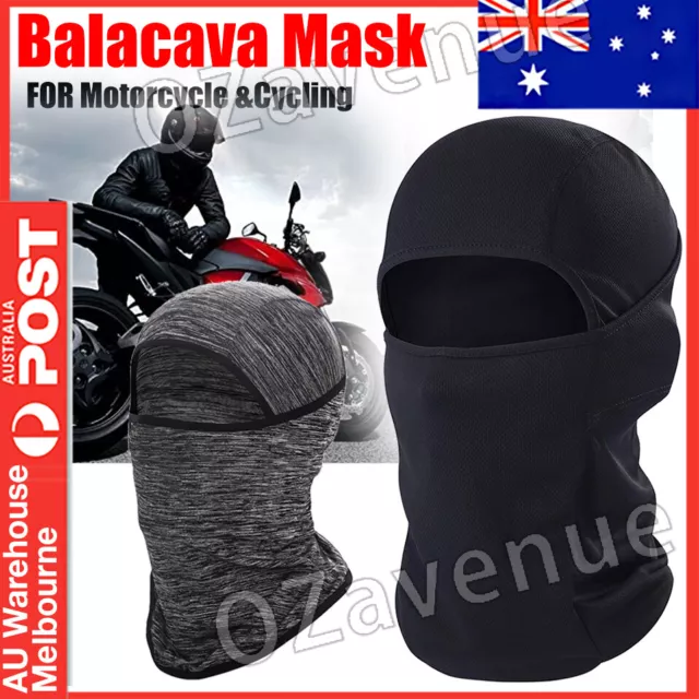 Full Face Mask lycra Balaclava Windproof Thin Motorcycle Cycling Ski Mask