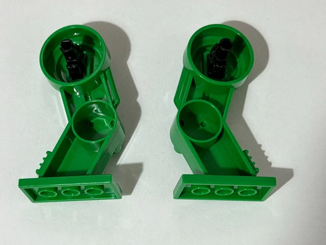 Lego Rotation Pin LEGO 2 X Spare Parts 70943 70946 Green Large Figure Legs with Black ...