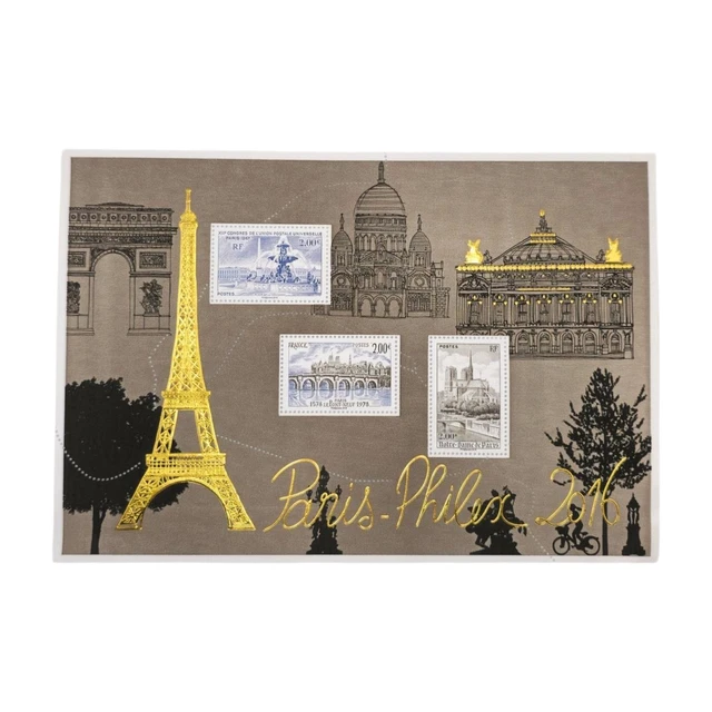 Bloc Doré Paris Philex – Timbres France 2024 – Édition Limitée