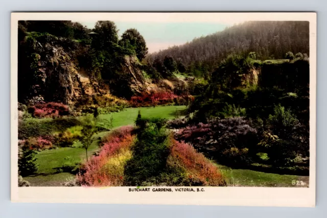 Victoria British Columbia-Canada, Butchart Gardens, Antique, Vintage Postcard