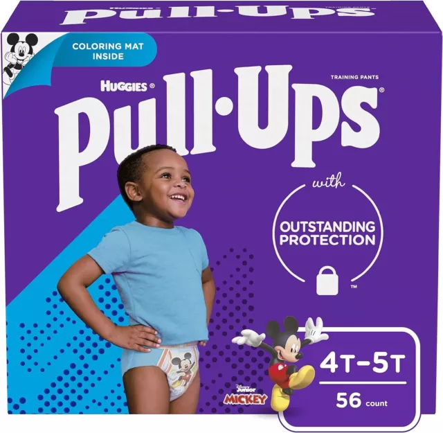  Pampers Easy Ups Training Underwear Size 6 4T-5T 19