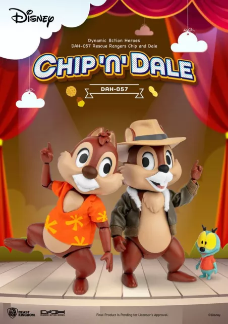 Chip 'n Dale: Rescue Rangers action figures 1/9 CIP E CIOP - BEAST KINGDOM TOYS