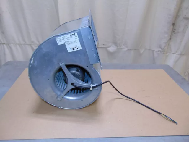EBM Squirrel Cage Blower Fan 230 Volt AC 1 Phase 1118-1200 CFM
