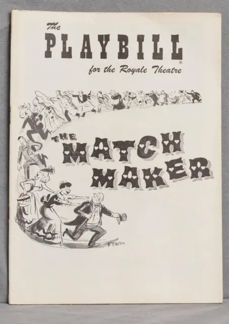 Vintage Playbill Der Match Hersteller Royale Theater Juli 16 1956 Drt