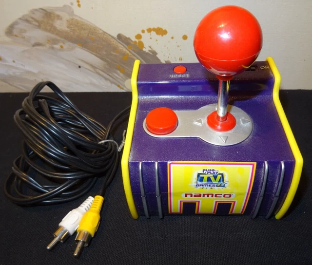 NAMCO TV CONSOLE Plug And Play Joystick Pacman Galaxian Giochi