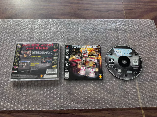 Twisted Metal (Sony PlayStation 1, 1995) PS1 Complete in Original Case!