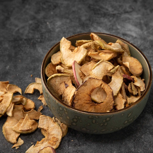 Chips di mela biologica essiccate, non zuccherate e non solforate 1000 g
