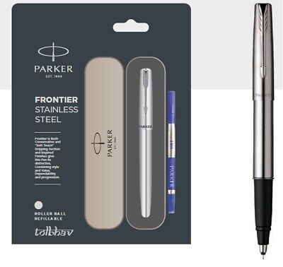 Frontier Parker Frontier Acciaio Cromata Finiture Stilo Penna a Inchiostro Convertitore 
