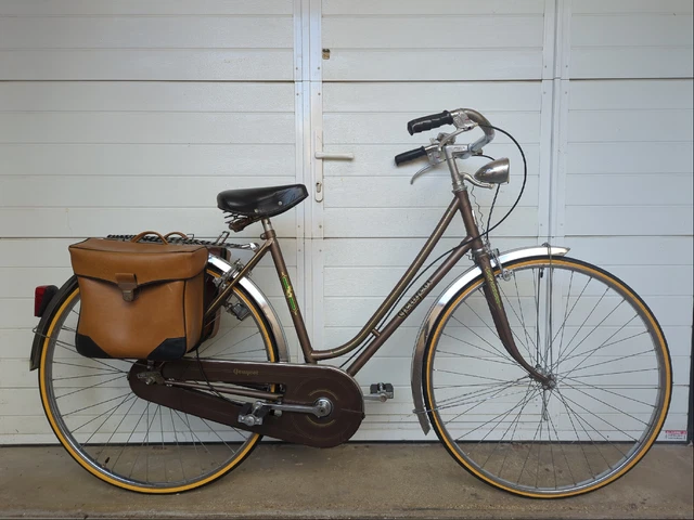 Vélo Peugeot Vintage Femme "Record Du Monde" - Taille Cadre 51cm - Vert - 3 Vitesses - Roues 26" - Occasion Fonctionnel