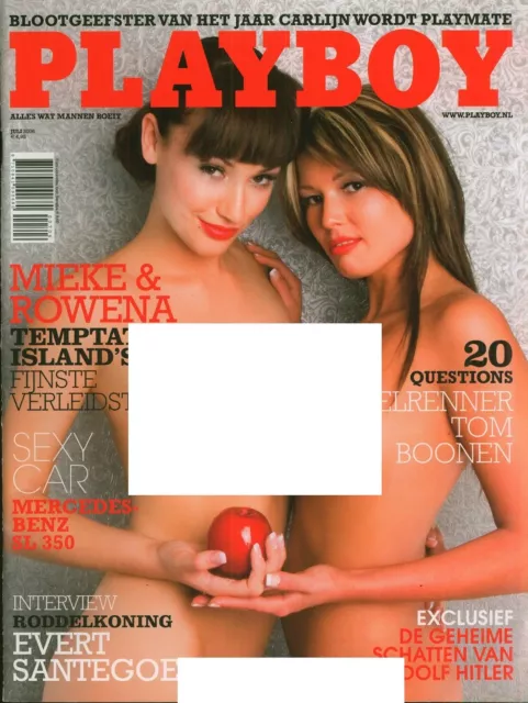 Dutch Playboy Magazine 2006-07 Carlijn Carter, Temptation's Mieke + Rowena ...