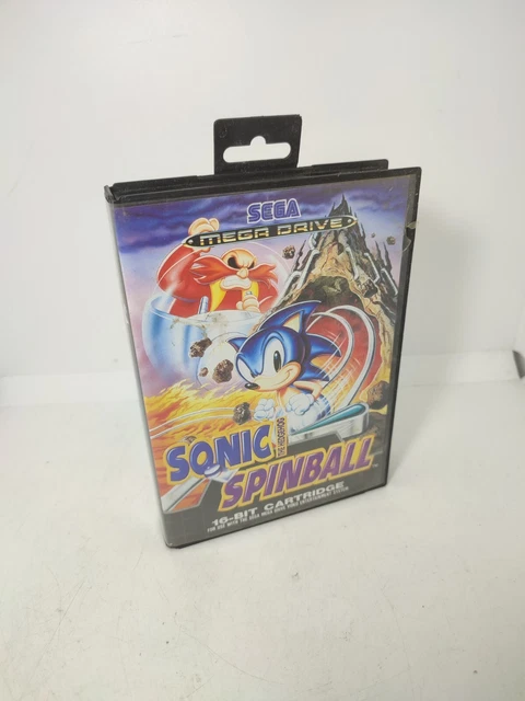 SONIC SPINBALL MEGA Drive SEGA con istruzioni completo CIB spedizione ...