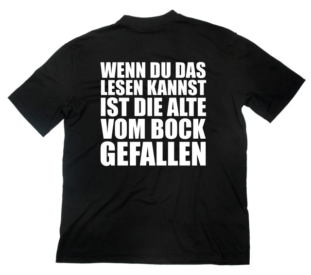 Da Blocco Cadde Divertente T-Shirt Biker Maglietta Motociclisti Se You Can Read