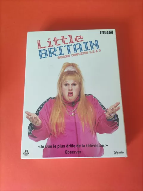 ✨ * Coffret Little Britain _  Saisons 1 , 2 et 3 DVD* BBC _ neuf blister