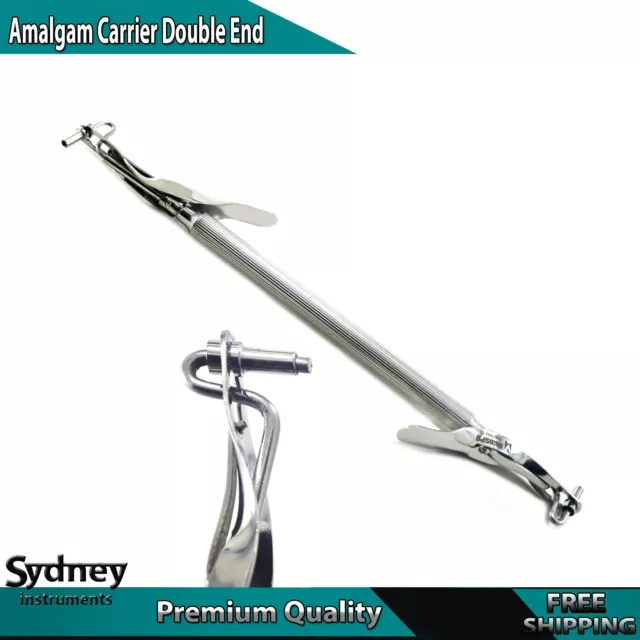 Amalgam Carrier Double End Gun Syringe Dental Restorative Instruments
