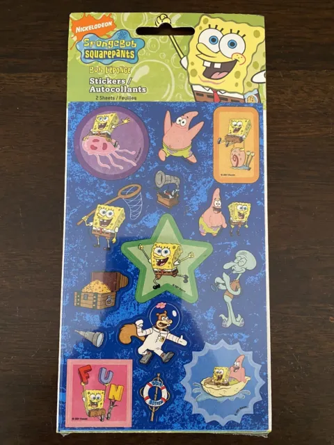 Spongebob Squarepants Stickers Autocollants ~ Sandylion ~ Nickelodeon ~ New ~