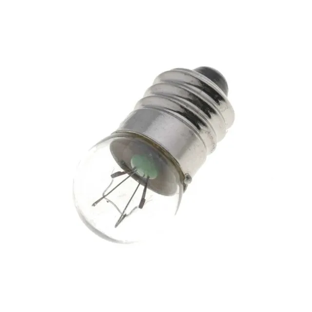 2X LAMP-EK/12/100 Leuchtmittel: Miniatur E10 12VDC 100mA Glaskolben: Kugelförmig
