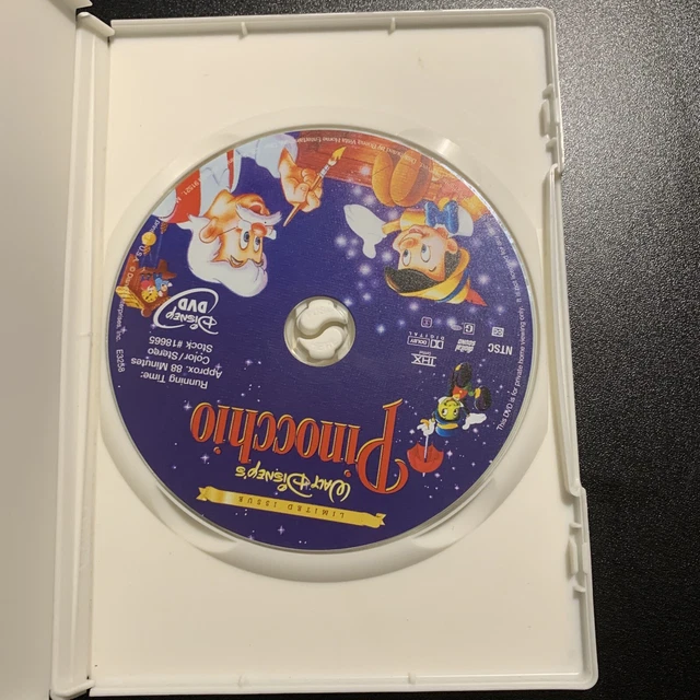 Pinocchio (DVD, 1999, Limited Issue) 2