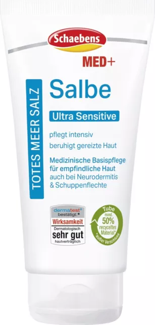 (170,67€/l) Schaebens MED+ Totes Meer Salbe für empfindliche Haut 75ml