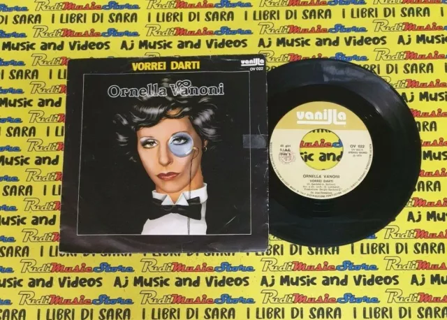 LP 45 7"ORNELLA VANONI Vorrei darti Eccola qui 1979 italy VANILLA no cd mc dvd*