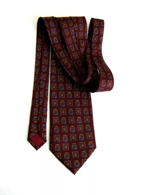 Cravate Nouveau Vintage 70 Made IN Italy 100% Pure en Soie Idée Cadeau