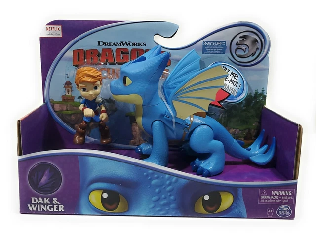 Figurine Dragon Thunder DreamWorks Fire And Flight - Effets Lumineux Et Sonores, 30,4 Cm, Dès 4 Ans