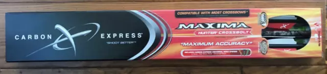 20 Inch Crossbow Bolts Carbon Express 52113 Maxima Hunter 20" Moon Nock 6 - PACK
