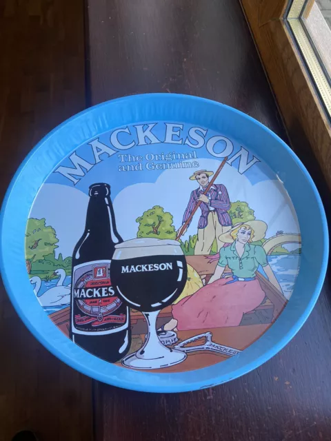 Mackeson Pictorial Beer Tray Unused, Man Cave.