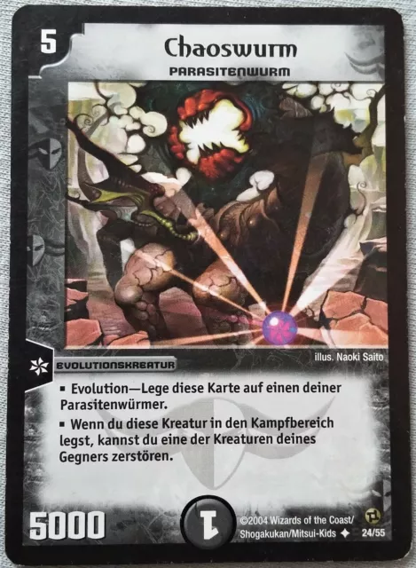 Duel Masters Chaoswurm 24/55 DM-02 Evo-Crushinators of Doom